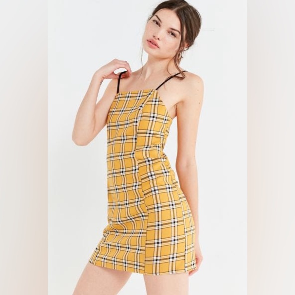 Plaid Urban Outfitters Mini Dress